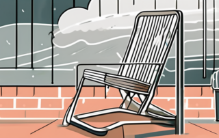 Various plastic items like a chair