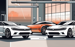 Several cars with a glossy finish