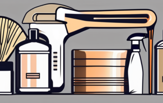 A variety of car care products like wax