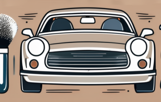 A car with visible scratches on its surface