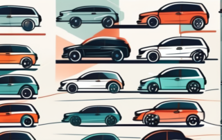 A variety of car polishers arranged neatly