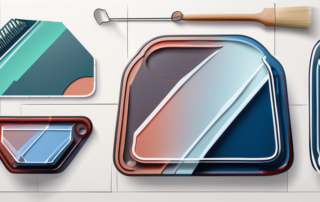 Various plastic mats in different stages of polishing