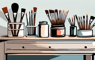 A variety of paintbrushes