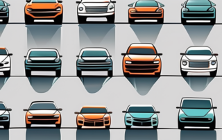 Several top model cars