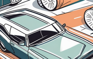 A microfiber cloth placed on the hood of a shiny