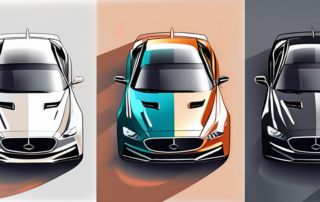 Three different cars