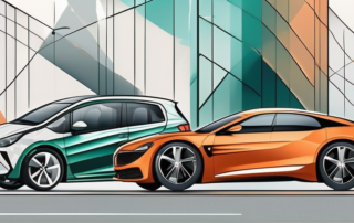 Several cars in different colors and finishes