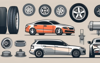 Various car parts such as engines