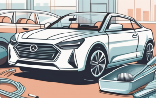 The interior of a car