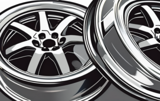 A set of car rims