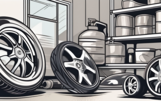 Various car wheels