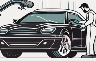 Various car parts such as the hood