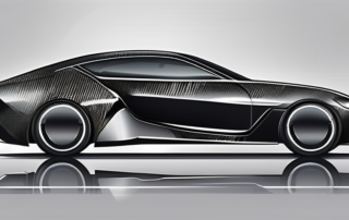 A car covered in sleek