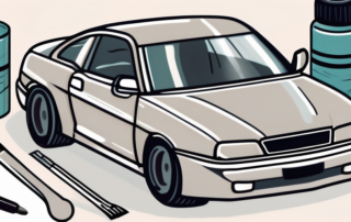 A comprehensive car paint repair kit