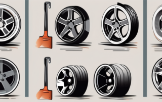 A set of car rims