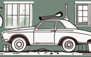 A car with visible rust spots