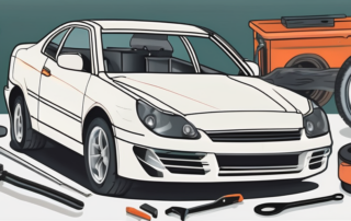 A comprehensive plastic repair kit with various tools and components