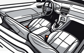 Various car interior cleaning tools such as a vacuum cleaner