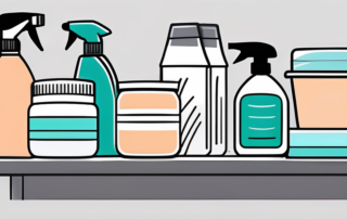 Various car care accessories like car wash soap