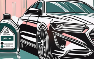 A car paint pen next to a shiny