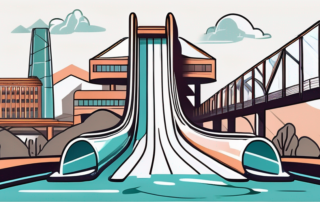 Several diverse and exciting water slides