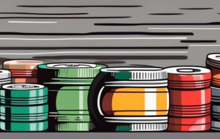 A set of painted car tires in various bright colors