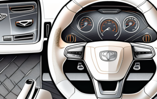 Various car interior parts such as a dashboard