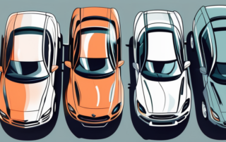 Several cars lined up