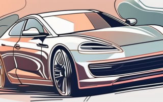 A car being wax-sealed