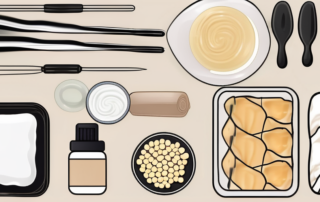 Various types of wax products (candles