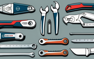 Five different bosch multifunctional tools