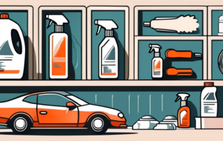 A variety of car care products