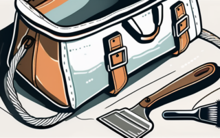 A boat bag being polished