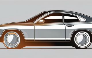 A car half-coated with ceramic sealant