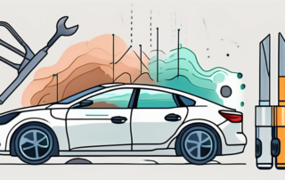 A car with a focus on its windscreen