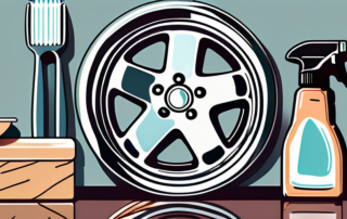 Various household items like vinegar