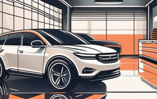 A car with a glossy finish