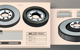 A pair of new brake discs and brake pads