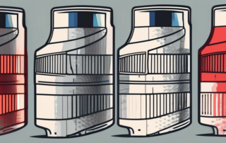 A pair of car taillights being foiled