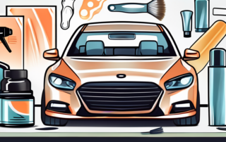 A car with a glossy