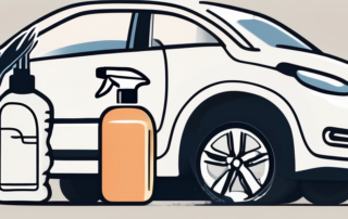 A car door slightly ajar