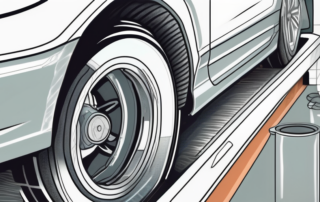 A car exhaust system highlighted with silicone sealant