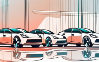 Several professional car shampoos with shiny