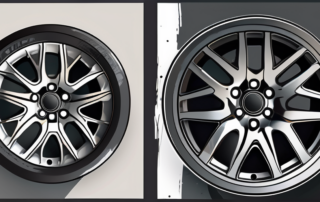 A set of car rims