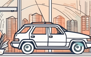 A car with sparkling clean windows