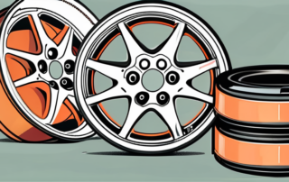 A set of car rims