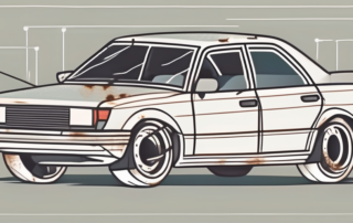 A car with emphasis on the suspension system