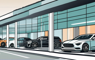 A modern car center in north rhine-westphalia