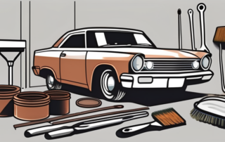 A car with visible signs of surface rust