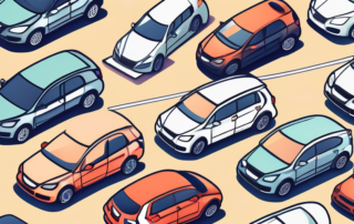 Several different types of car accessories like seat covers